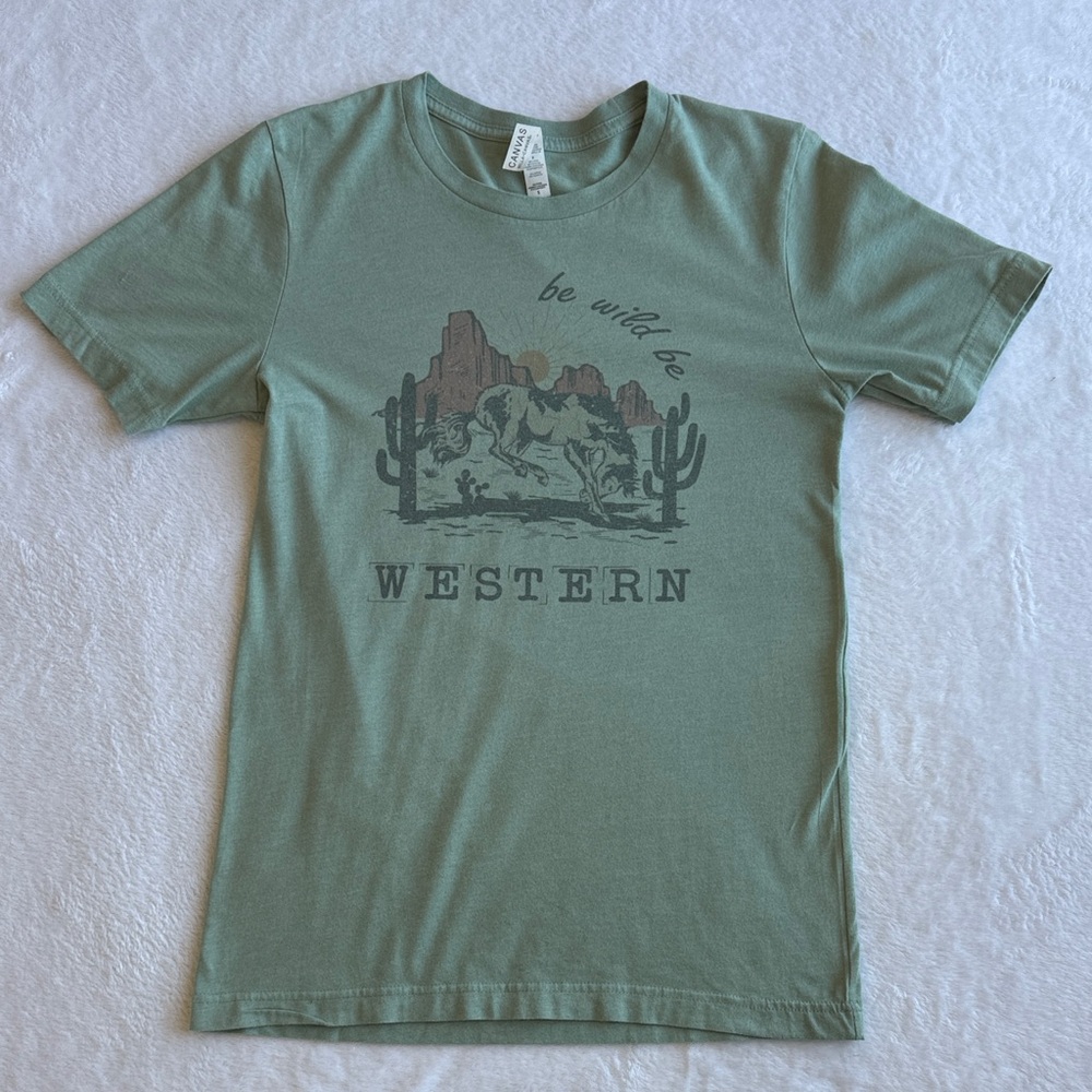 Bella Canvas Sage Western Graphic Tee